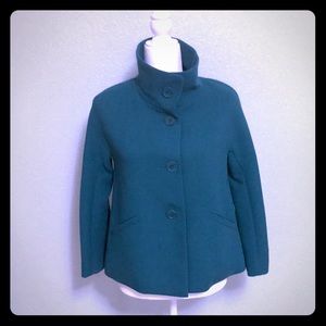 Talbots teal jacket